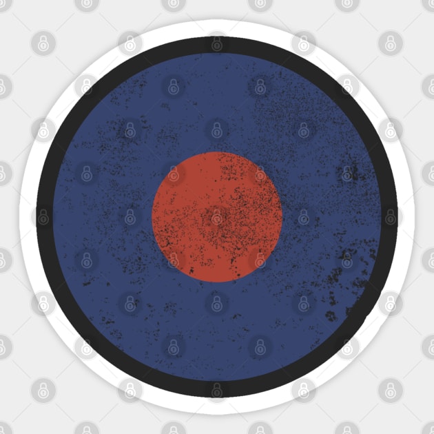 Royal Air Force (distressed) Sticker by TCP